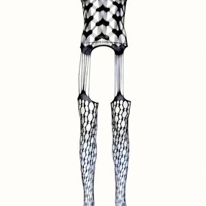 Crotchless men’s lingerie bodysuit